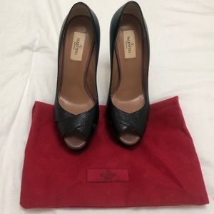 Valentino Peep-Toe Pumps
